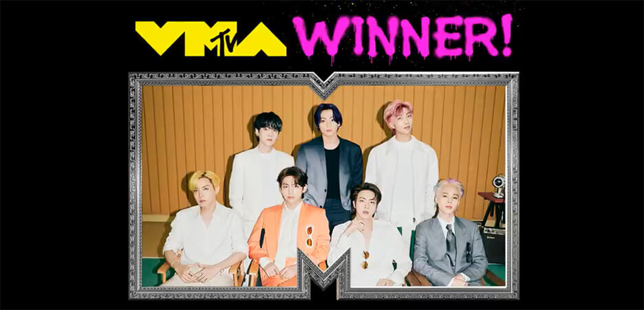 BTS выиграли 3 награды на MTV Video Music Awards 2021 - 15 Сентября 2021 —  Фанатский сайт о BTS
